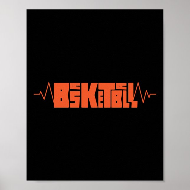 Basketball Heartbeat 9  Poster (Front)