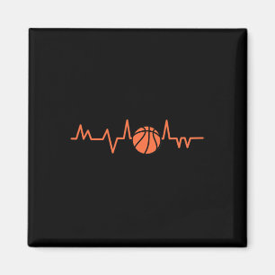Basketball Heartbeat BBall 1 Magnet