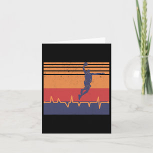 Basketball Heartbeat Card