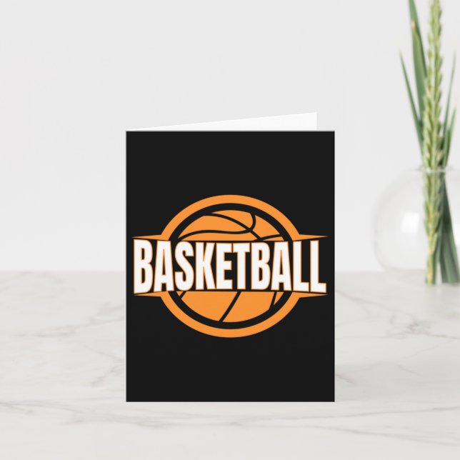 Basketball Heartbeat  Card (Front)