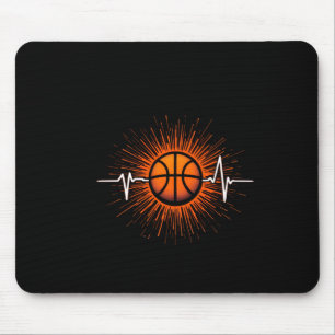 Basketball Heartbeat – Love For The Game Tee  Mouse Pad