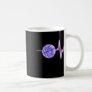 Basketball Heartbeat - Newest Funny Basketball Coffee Mug