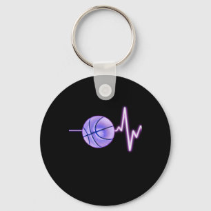 Basketball Heartbeat - Newest Funny Basketball Keychain