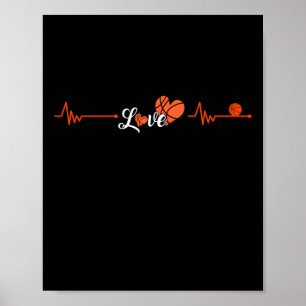 Basketball Heartbeat  Poster