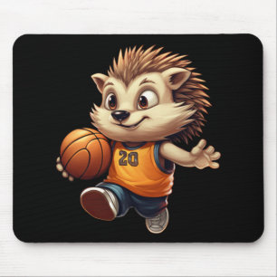Basketball Hedgehog 1  Mouse Pad