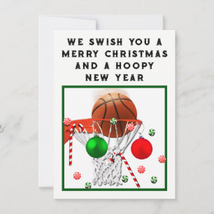 Basketball Holiday Christmas Cards