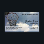 Basketball Hoop against the Blue Sky Business Card<br><div class="desc">Basketball hoop against the blue sky.</div>