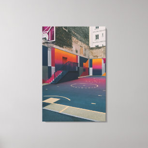 Basketball Hoop Canvas Print
