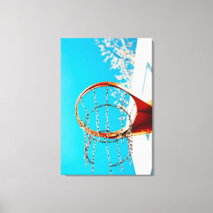 Basketball Hoop Canvas Print