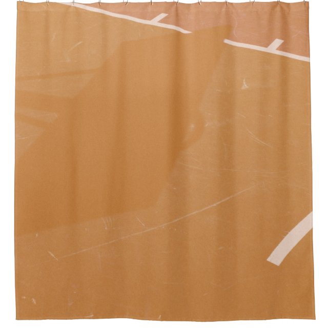 Basketball hoop casting shadow on line (Front)