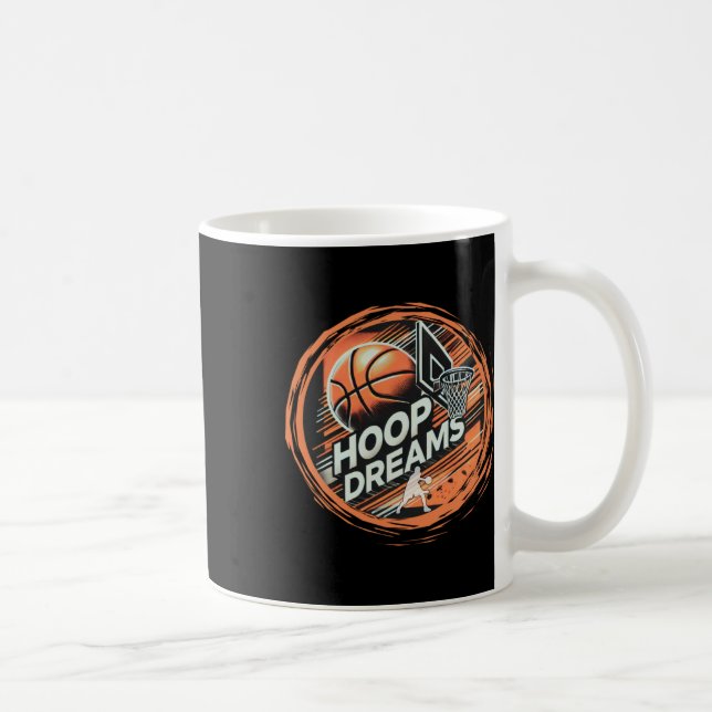 Basketball Hoop Dreams Active  Coffee Mug (Right)