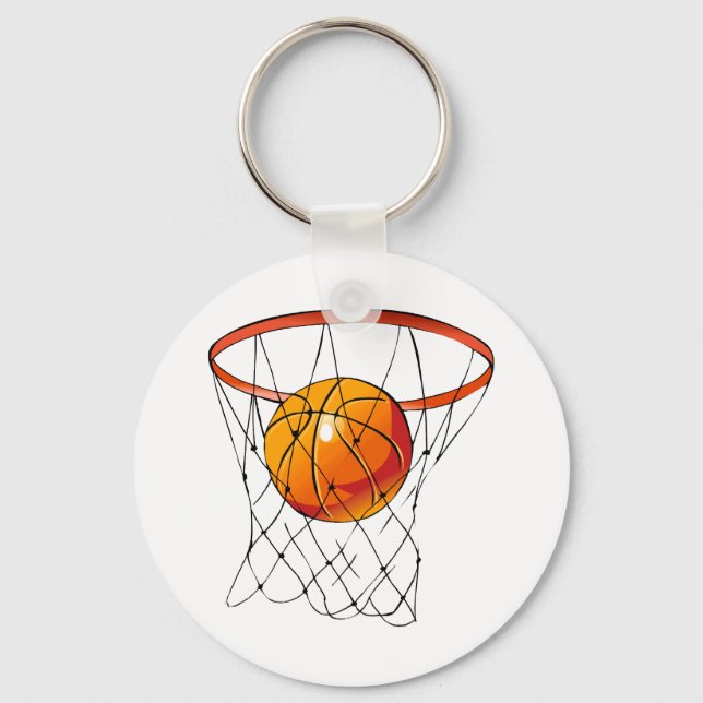 Basketball Hoop Keychain (Front)