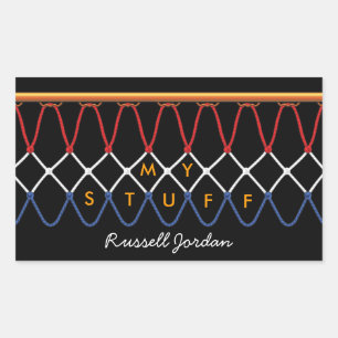 Basketball Hoop Net_Nothing but Net Personalized Sticker