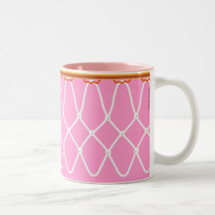 Basketball Hoop Net_pink_jumpstart java Two-Tone Coffee Mug
