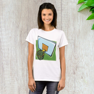 Basketball Hoop Sports Backboard And Net T-Shirt