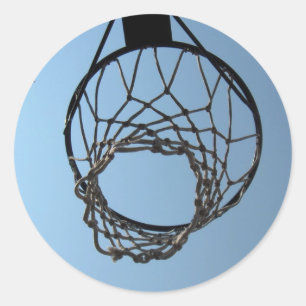 Basketball hoop stickers