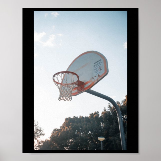 Basketball Hoop - Sunrise  Poster (Front)