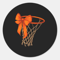 Basketball Hoop With Bow Cute Basketball Aesthetic