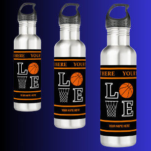 Basketball Hoops, Basketball Player Gift 710 Ml Water Bottle