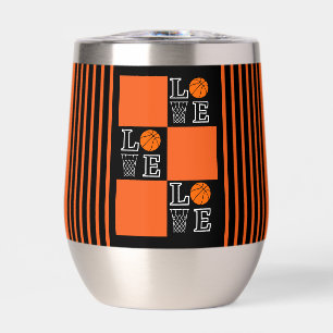 Basketball Hoops, Basketball Player Insulated Tumb