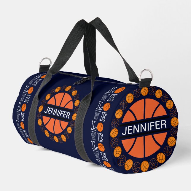 Basketball hoops, Basketball Player, Team, Gift Du Duffle Bag (Left Corner)