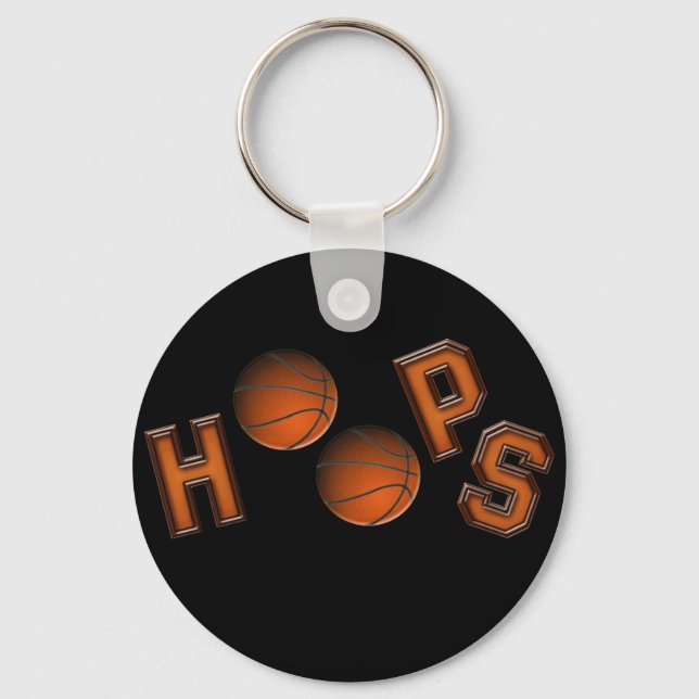 Basketball Hoops Keychain (Front)