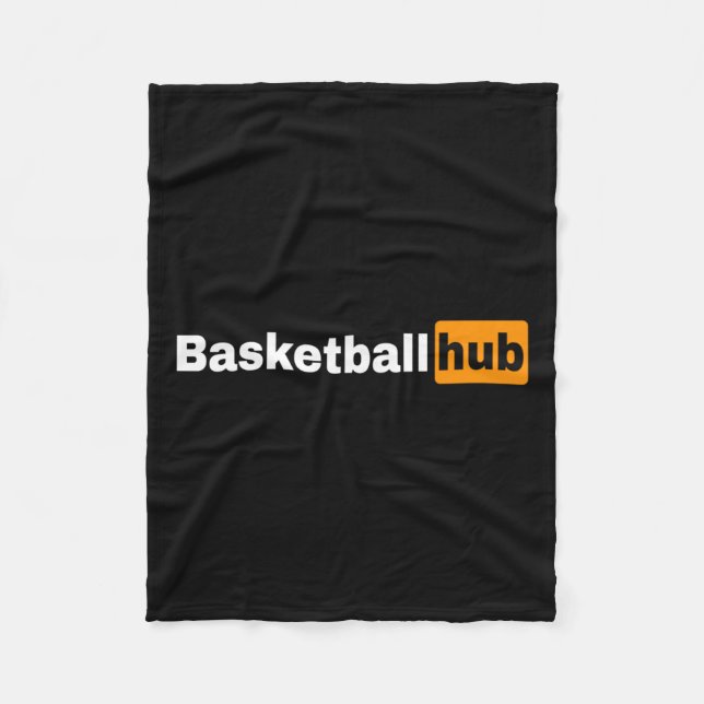 Basketball Hub  Fleece Blanket (Front)