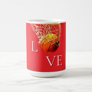 Basketball I Love Coffee Mug