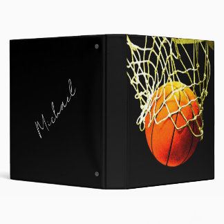 Basketball I Love Your Name Binder