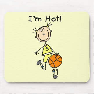 Basketball I'm Hot T-shirts and Gifts Mouse Pad