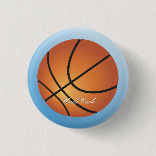 Basketball Image Incredible Budget Special 1 Inch Round Button