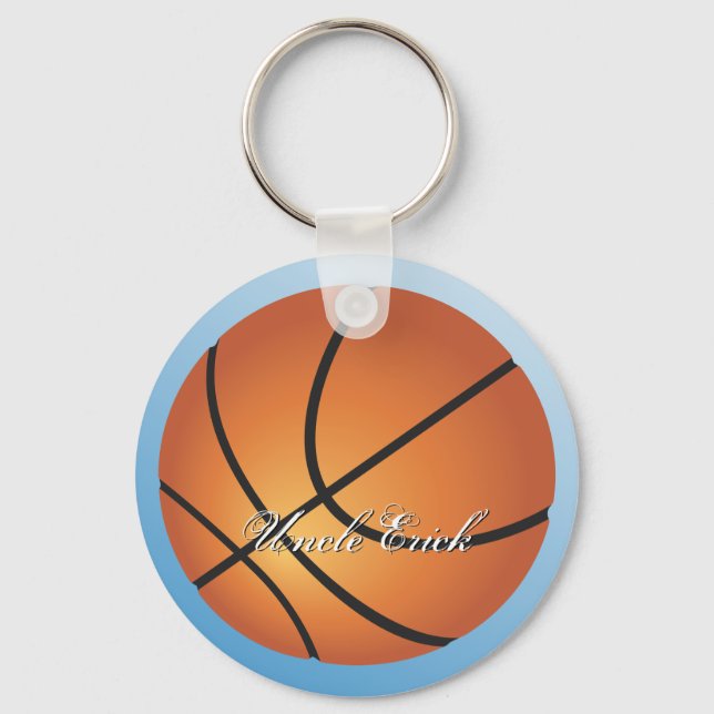 Basketball Image Incredible Budget Special Keychain (Front)