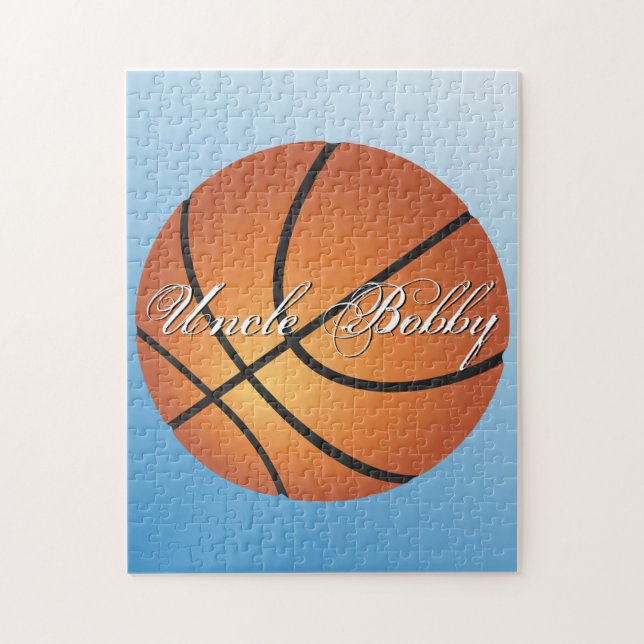 Basketball Image 🏀 Monogram Budget Special  Jigsaw Puzzle (Vertical)