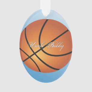 Basketball Image 🏀 Monogram Budget Special Ornament