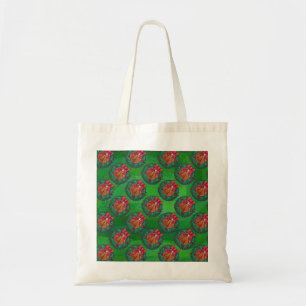 Basketball in Christmas Wreath Tote Bag