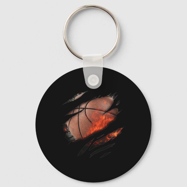 Basketball in me Design Keychain (Front)