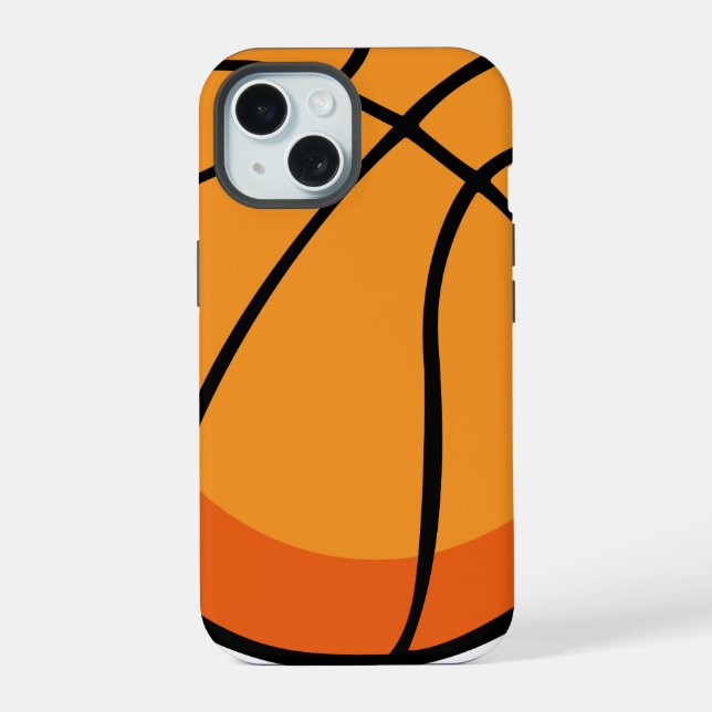 Basketball iPhone 15 Case (Back)