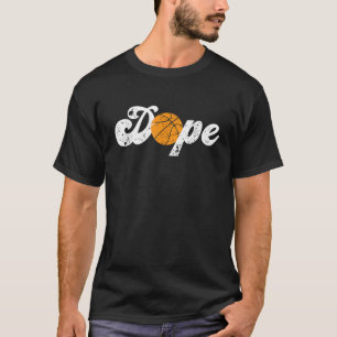 Basketball is Dope Vintage Cool Style Youth Hoops T-Shirt