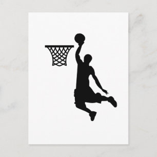 basketball is great sports postcard