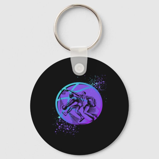 Basketball Is In The Game  Keychain (Front)