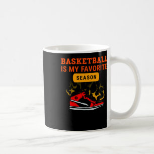 Basketball Is My Favourite Season Basketball Lover Coffee Mug