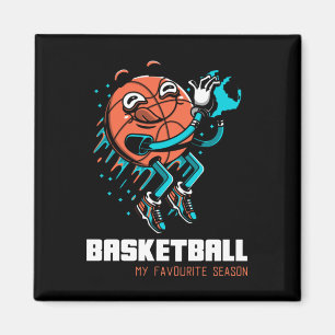 Basketball Is My Favourite Season Fun  Magnet