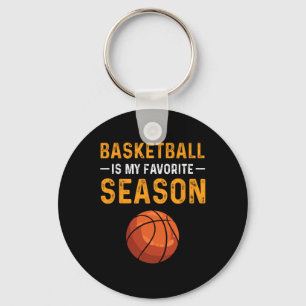 Basketball Is My Favourite Season Keychain