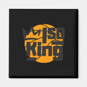 Basketball Isolation King One Man Show Magnet