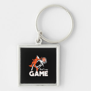 Basketball It Is My Game Keychain