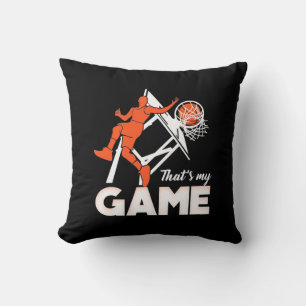 Basketball It Is My Game Throw Pillow