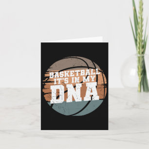 Basketball It's In My Dna 1  Card