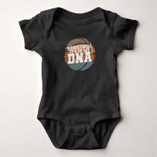 Basketball It's in my DNA   for Basketball Lover Baby Bodysuit
