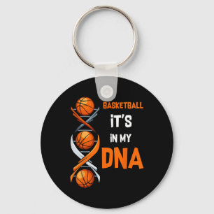 Basketball It's In My DNA Fun Player Coach Team Sp Keychain