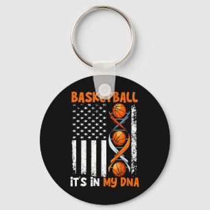 Basketball It's In-My DNA Fun Player Coach Team Sp Keychain
